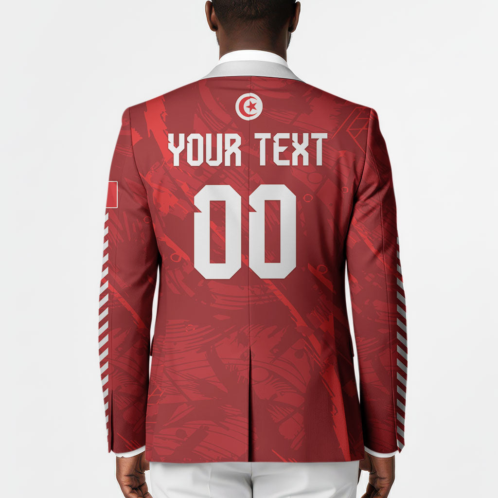 Custom Tunisia 2026 World Football Blazer Eagles of Carthage Go Champions