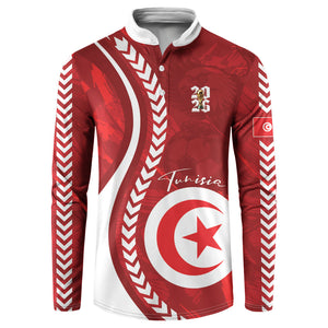 Custom Tunisia 2026 World Football Button Sweatshirt Eagles of Carthage Go Champions