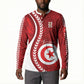 Custom Tunisia 2026 World Football Button Sweatshirt Eagles of Carthage Go Champions