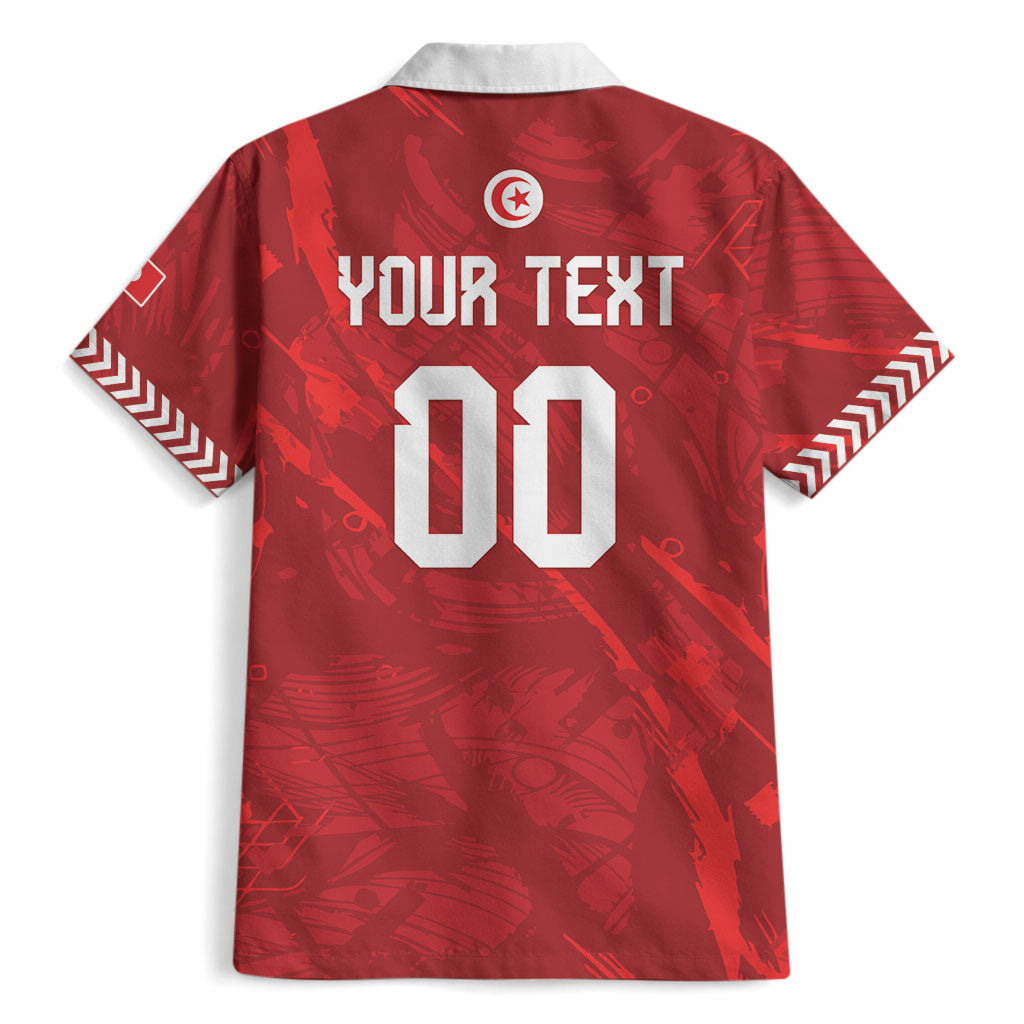 Custom Tunisia 2026 World Football Hawaiian Shirt Eagles of Carthage Go Champions