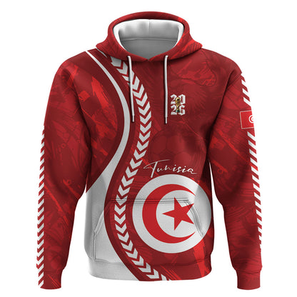 Custom Tunisia 2026 World Football Hoodie Eagles of Carthage Go Champions