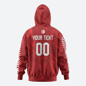 Custom Tunisia 2026 World Football Hoodie Eagles of Carthage Go Champions
