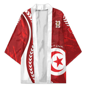 Custom Tunisia 2026 World Football Kimono Eagles of Carthage Go Champions