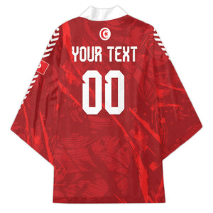 Custom Tunisia 2026 World Football Kimono Eagles of Carthage Go Champions