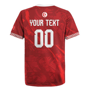 Custom Tunisia 2026 World Football Rugby Jersey Eagles of Carthage Go Champions
