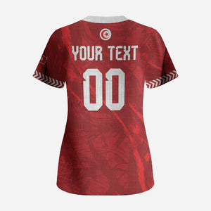 Custom Tunisia 2026 World Football Scrub Top Eagles of Carthage Go Champions