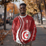 Custom Tunisia 2026 World Football Sweatshirt Eagles of Carthage Go Champions