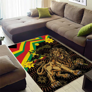 Enkutatash Ethiopia New Year Area Rug Lion of Judah Adey Abeba Flower