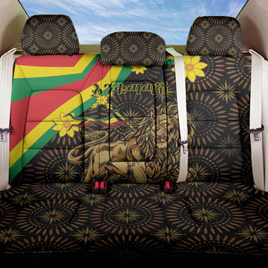 Enkutatash Ethiopia New Year Back Car Seat Cover Lion of Judah Adey Abeba Flower