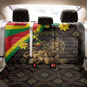 Enkutatash Ethiopia New Year Back Car Seat Cover Lion of Judah Adey Abeba Flower