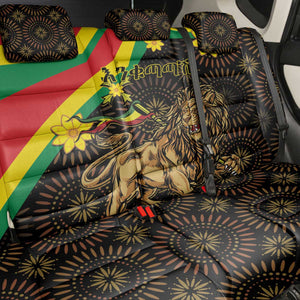 Enkutatash Ethiopia New Year Back Car Seat Cover Lion of Judah Adey Abeba Flower