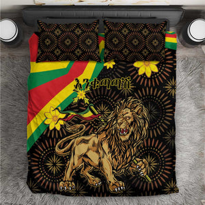 Enkutatash Ethiopia New Year Bedding Set Lion of Judah Adey Abeba Flower