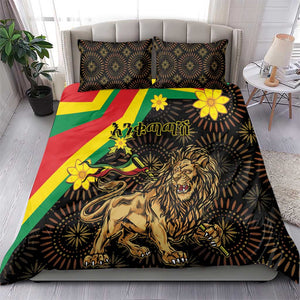 Enkutatash Ethiopia New Year Bedding Set Lion of Judah Adey Abeba Flower