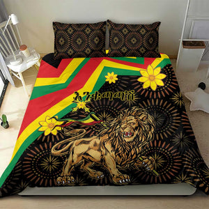 Enkutatash Ethiopia New Year Bedding Set Lion of Judah Adey Abeba Flower