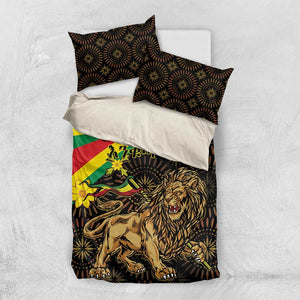 Enkutatash Ethiopia New Year Bedding Set Lion of Judah Adey Abeba Flower