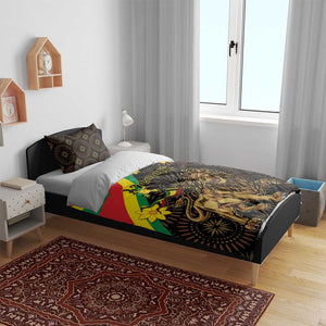 Enkutatash Ethiopia New Year Bedding Set Lion of Judah Adey Abeba Flower