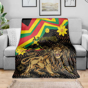 Enkutatash Ethiopia New Year Blanket Lion of Judah Adey Abeba Flower