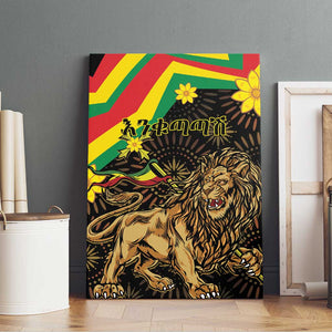 Enkutatash Ethiopia New Year Canvas Wall Art Lion of Judah Adey Abeba Flower