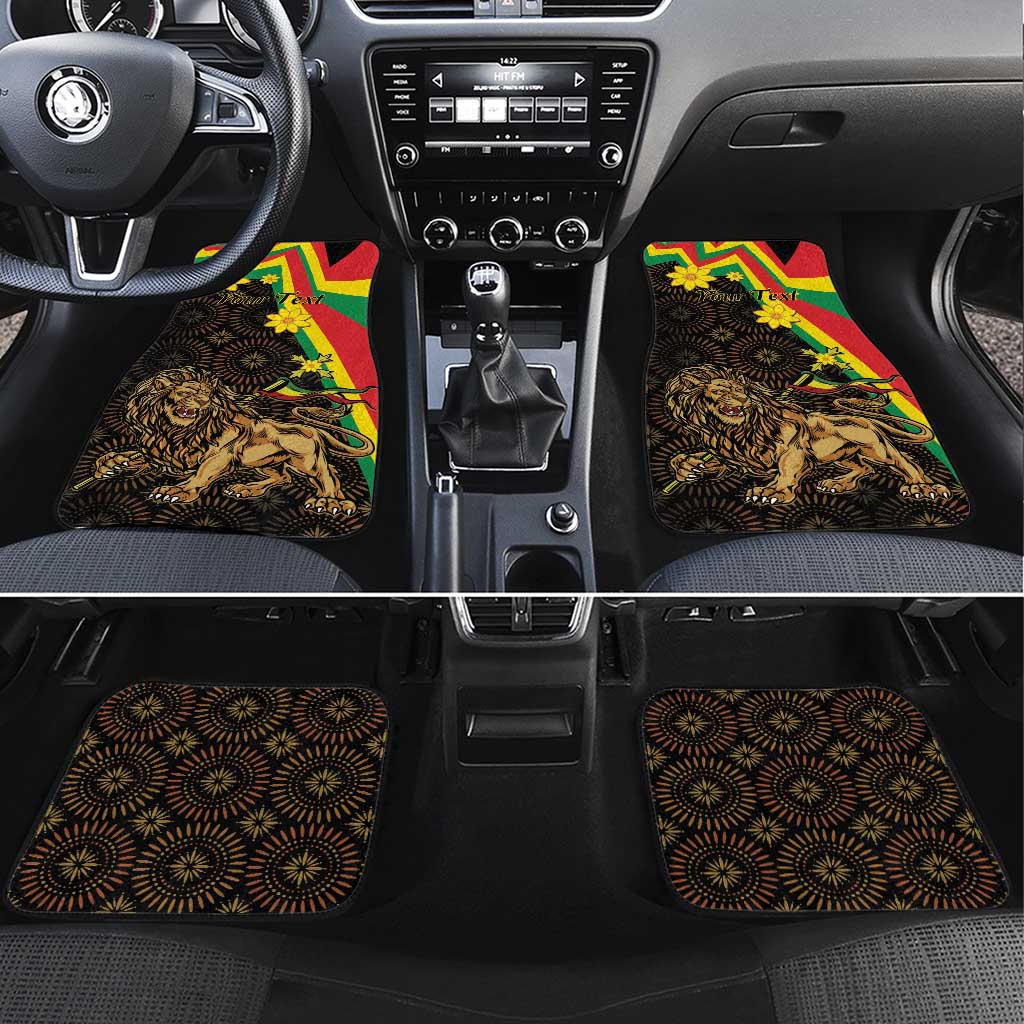 Enkutatash Ethiopia New Year Car Mats Lion of Judah Adey Abeba Flower