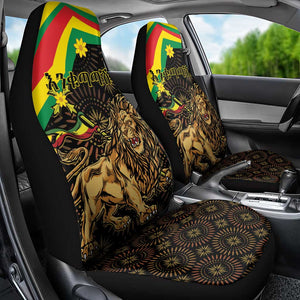 Enkutatash Ethiopia New Year Car Seat Cover Lion of Judah Adey Abeba Flower