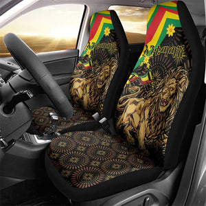 Enkutatash Ethiopia New Year Car Seat Cover Lion of Judah Adey Abeba Flower