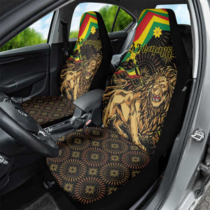 Enkutatash Ethiopia New Year Car Seat Cover Lion of Judah Adey Abeba Flower