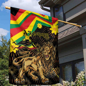 Enkutatash Ethiopia New Year Garden Flag Lion of Judah Adey Abeba Flower