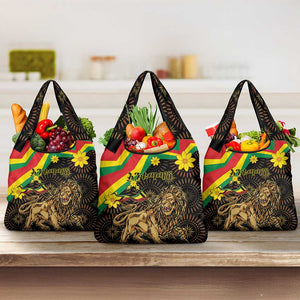 Enkutatash Ethiopia New Year Grocery Bag Lion of Judah Adey Abeba Flower