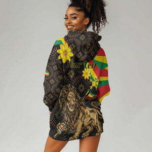 Enkutatash Ethiopia New Year Hoodie Dress Lion of Judah Adey Abeba Flower