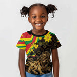 Enkutatash Ethiopia New Year Kid T shirt Lion of Judah Adey Abeba Flower