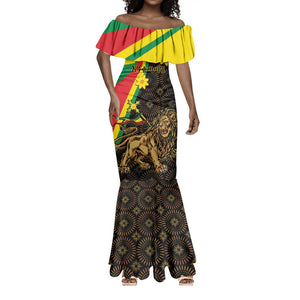 Enkutatash Ethiopia New Year Mermaid Dress Lion of Judah Adey Abeba Flower