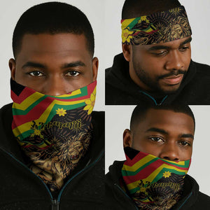 Enkutatash Ethiopia New Year Neck Gaiter Lion of Judah Adey Abeba Flower LT01