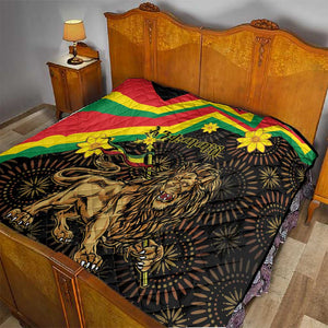 Enkutatash Ethiopia New Year Quilt Lion of Judah Adey Abeba Flower