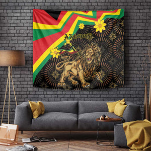 Enkutatash Ethiopia New Year Tapestry Lion of Judah Adey Abeba Flower