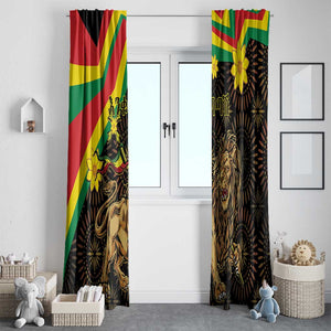 Enkutatash Ethiopia New Year Window Curtain Lion of Judah Adey Abeba Flower