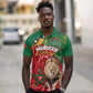 Morocco Independence Day Polo Shirt with Barbary Lion and Moussier's Redstart