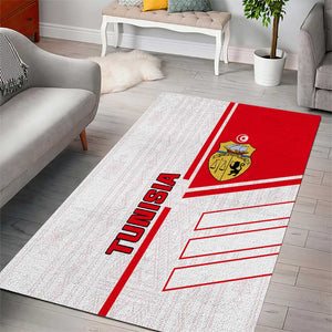 Tunisia Football Area Rug - Victory for the Eagles of Carthage