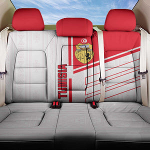 Tunisia Football Back Car Seat Cover - Victory for the Eagles of Carthage