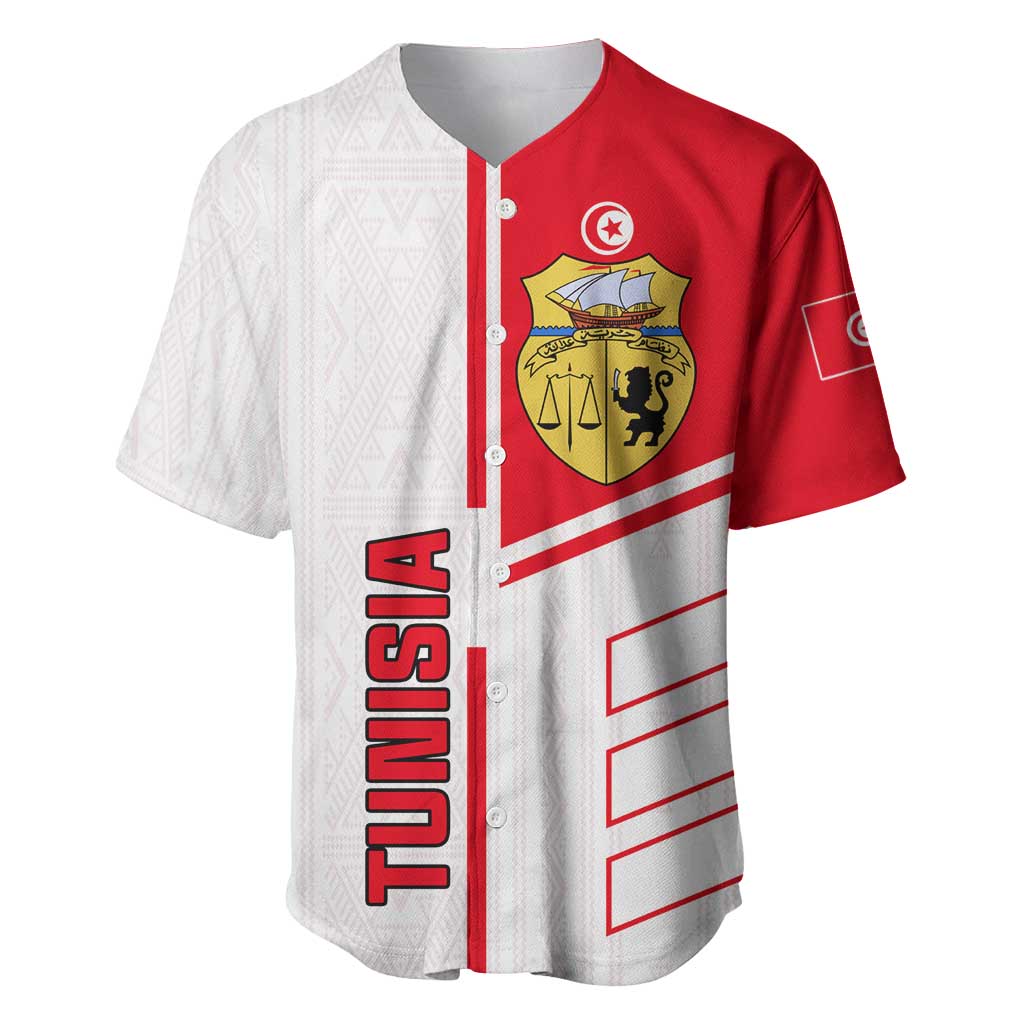 Tunisia Football Baseball Jersey - Victory for the Eagles of Carthage