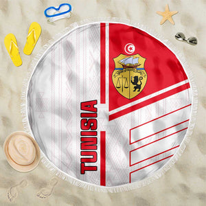 Tunisia Football Beach Blanket - Victory for the Eagles of Carthage