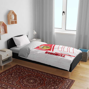 Tunisia Football Bedding Set - Victory for the Eagles of Carthage