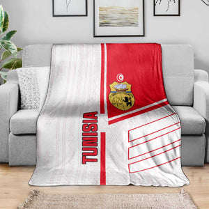 Tunisia Football Blanket - Victory for the Eagles of Carthage