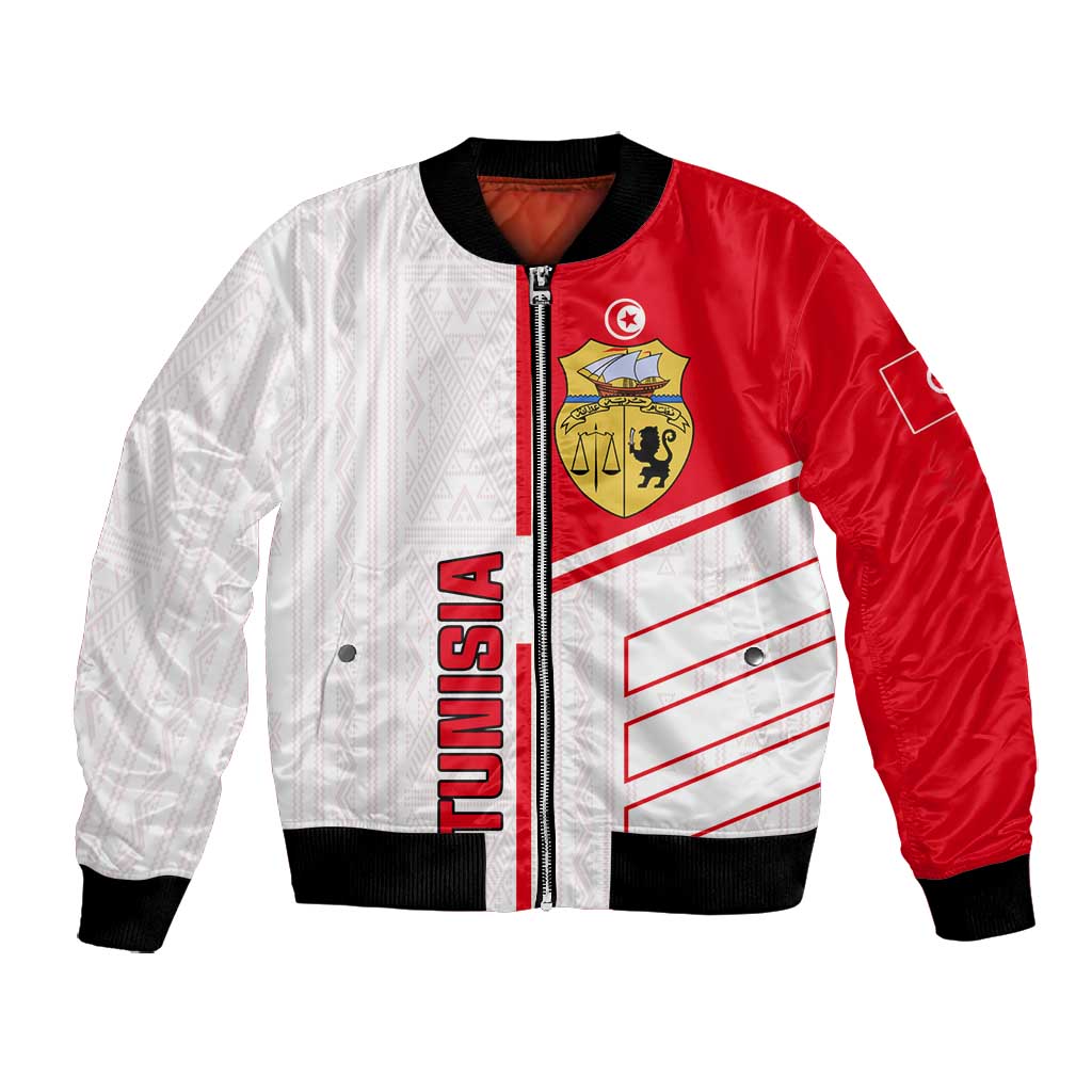 Tunisia Football Bomber Jacket - Victory for the Eagles of Carthage