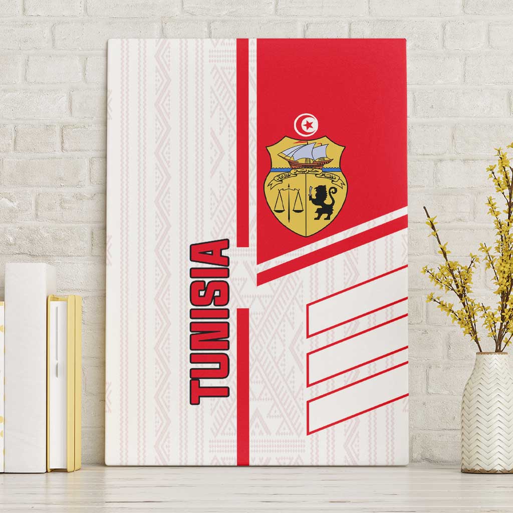 Tunisia Football Canvas Wall Art - Victory for the Eagles of Carthage