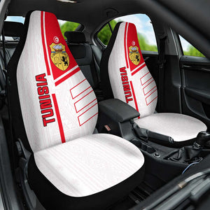 Tunisia Football Car Seat Cover - Victory for the Eagles of Carthage