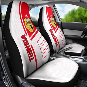 Tunisia Football Car Seat Cover - Victory for the Eagles of Carthage