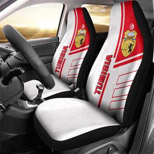 Tunisia Football Car Seat Cover - Victory for the Eagles of Carthage