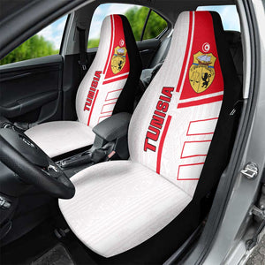 Tunisia Football Car Seat Cover - Victory for the Eagles of Carthage