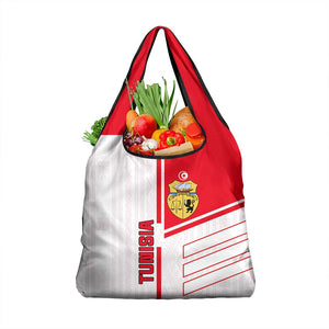 Tunisia Football Grocery Bag - Victory for the Eagles of Carthage