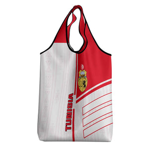 Tunisia Football Grocery Bag - Victory for the Eagles of Carthage